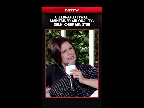 Delhi Air Pollution | 'Celebrated Diwali, Maintained Air Quality': Delhi Chief Minister Rekha Gupta