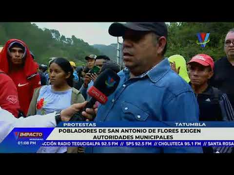 Pobladores de San Antonio de Flores exigen autoridades municipales