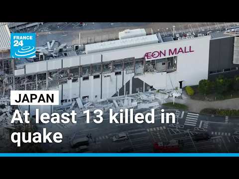 Au moins 13 morts au Japon après un puissant tremblement de terre • FRANCE 24 Anglais