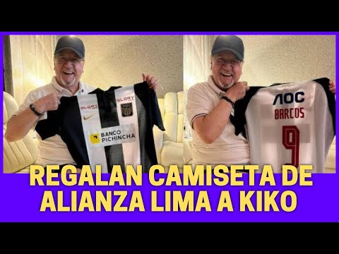 Hernán Barcos regala camiseta de Alianza Lima a Kiko