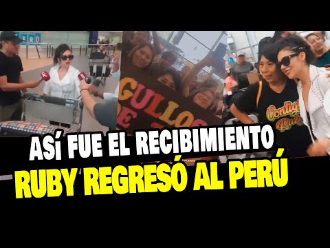 RUBY PALOMINO REGRESA AL PERÚ TRAS COMPETIR EN EL FESTIVAL DE VIÑA DEL MAR