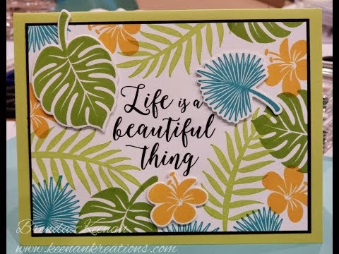 Quick and Easy Tropical Chic card