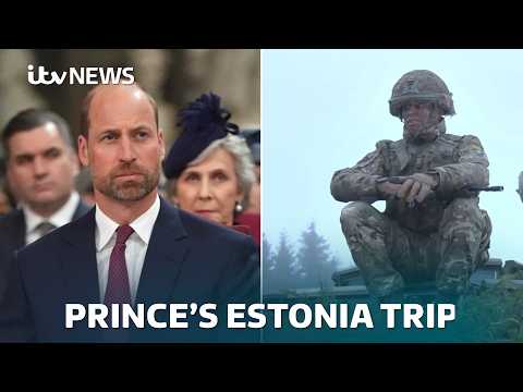 Prince William to visit Estonia to learn about its response to conflict in Ukraine | ITV News