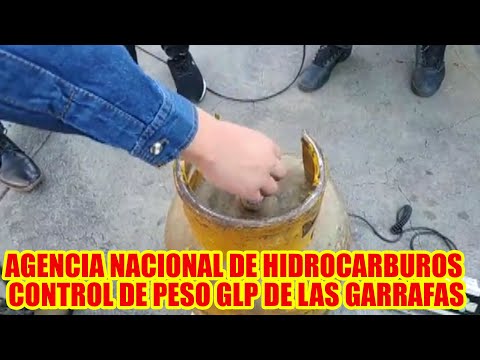 BOLIVIA CONTROL DE PESO DE LAS GARRAFAS DE GLP DEBE TENER SU PRECINTO DE S3GURIDAD...