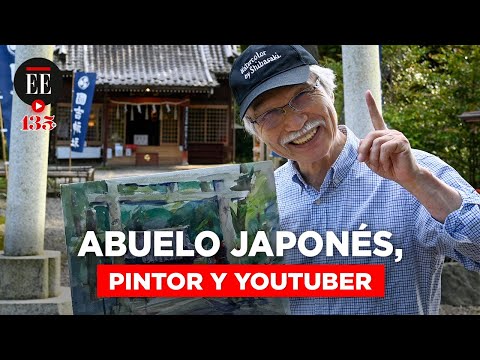 El abuelo japonés que enseña acuarela en internet | El Espectador