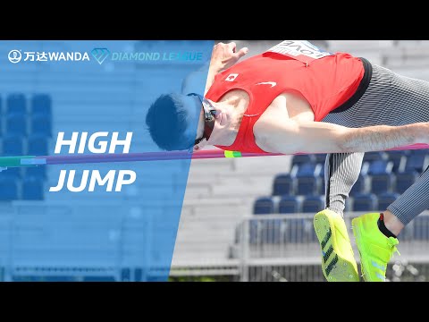 Django Lovett clears 2.28m at first time of asking in the men's high jump - Wanda Diamond League