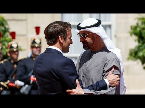 Emmanuel Macron reçoit le président des Émirats arabes unis MBZ pour discuter d'énergie