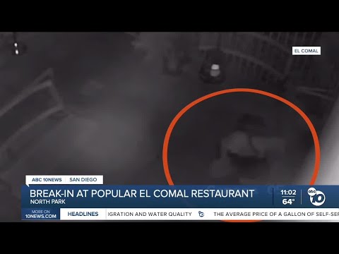 Break-in at popular El Comal Restaurant