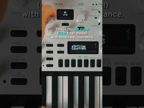 Low Pass Filter Sweeps of Classic Synth Models on the KORG KingKORG NEO