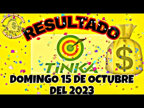 RESULTADOS TINKA DEL DOMINGO 15 DE OCTUBRE DEL 2023 S/16,005,961/LOTERÍA DE PERÚ