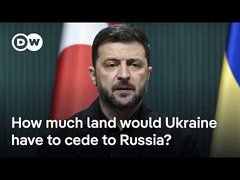 US and Russia working on peace plan wherein Ukraine would give Russia land | DW News