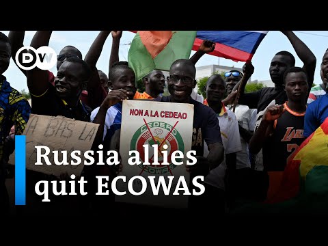 Why have Mali, Burkina Faso and Niger quit the Economic Community of West African States? | DW News