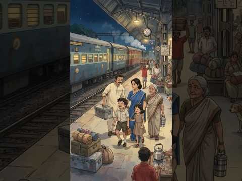 90s Ki Raat Wali Train Journey…🚂🌙❤️ | 90s Childhood Memories | Nostalgia #shorts #viralshorts