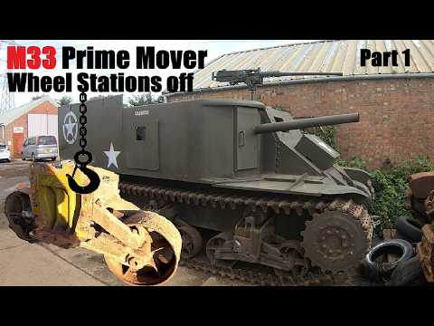 M33 Prime Mover, Wheel Station Removal, On our on going Tank Restoration