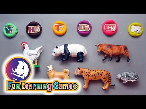 Learn animal name and animal sounds with Tomica animal figure