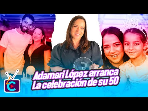 ¡Adamari López arranca la celebración de su 50 cumpleaños por todo lo alto!