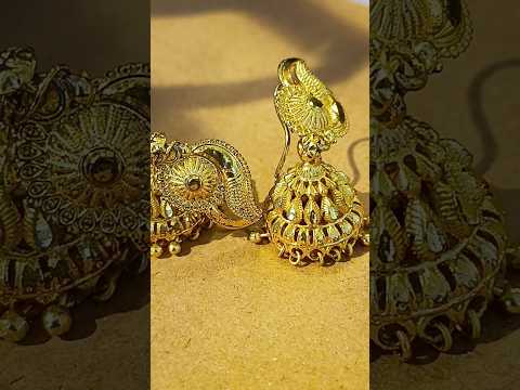 *"SHINE ON! ✨ | 24K Gold Earrings Collection"* #jewellery #india #design