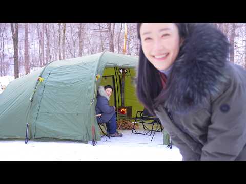 전국이 꽁꽁❄️ 추울 때 더 추운 곳으로 가자! 강원도 평창에서 DD 동계 훈련(?)시키려다 함께 망한 썰 푼다ㅣ한우 스테이크 4종이 이 가격이라고?ㅣ내 첫사랑 텐트와 동계 캠핑!