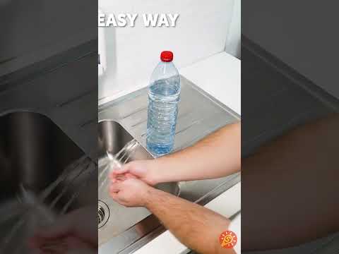 🍴Truque fácil para dispensador de água em garrafa plástica💧