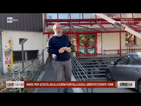 Varese, prof. accoltellata alla schiena  fuori dalla scuola - Ore 14 del 05/02/2024