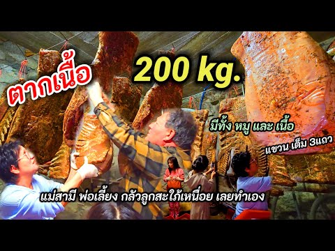 เจาะผนังห้อยเนื้อ200kg.|แ