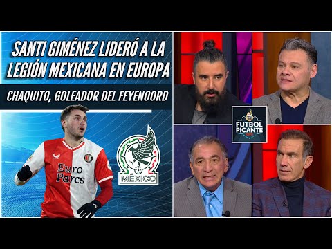 NADIE FUE MEJOR que Santiago Giménez entre los mexicanos en Europa en el año 2023 | Futbol Picante