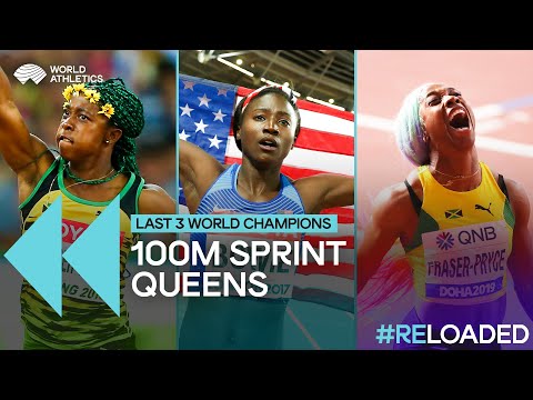 Sprint Queens of 100m | Last Three World Champions