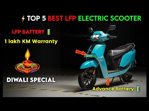 ⚡TOP 5 Best LFP Electric scooter | Best EV Diwali | Best Electric Scooter 2024 | ride with mayur