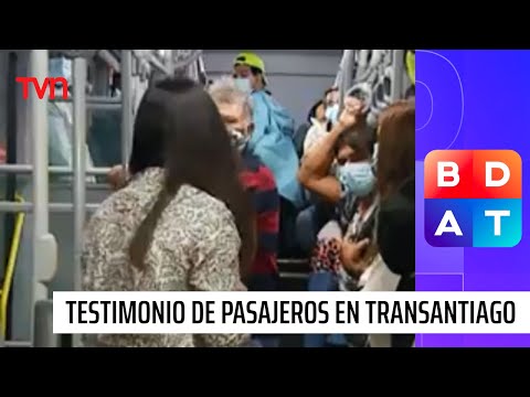 El testimonio de pasajeros que viajan en el transporte público en plena pandemia | BDAT