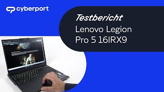 Vido-Test Lenovo Legion Pro 5 par Cyberport