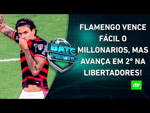 Flamengo VENCE BEM, mas AVANÇA em 2º na Libertadores; Corinthians CONVENCE! | BATE-PRONTO