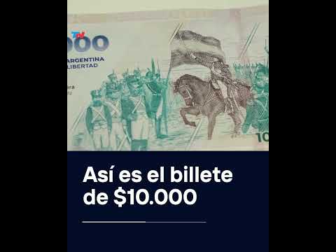 NUEVO BILLETE DE $10 000
