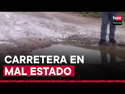 Huancavelica: carretera en pésimo estado desde hace años