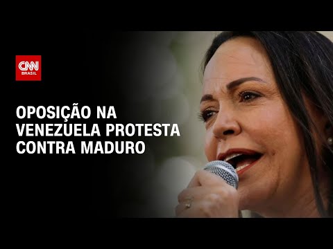 Oposição na Venezuela protesta contra Maduro | BASTIDORES CNN