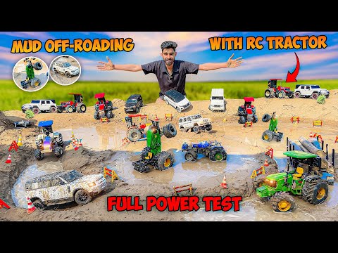 I build a Mud offroading track for Rc Tractor & Cars 🔥Mud Offroading with Rc Tractor 🔥