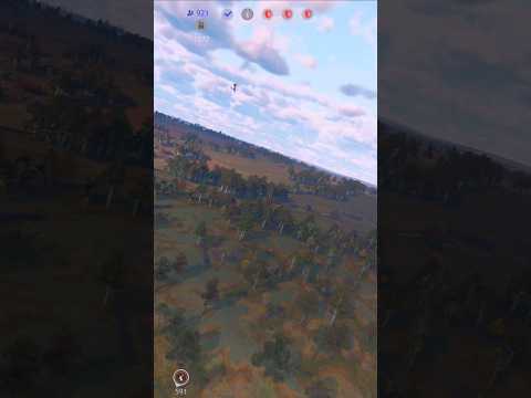 FW-190A-4 overshoots Spitfire LF Mk IX #enlisted #gaijin #shorts