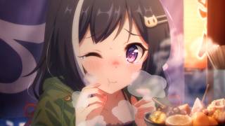 猫舌でアツアツのおでんを食べるキャルちゃん【プリコネ】