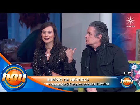 Sandra Kai habla de la primera escena que grabó con Alejandro Camacho en 'Imperio de Mentiras'