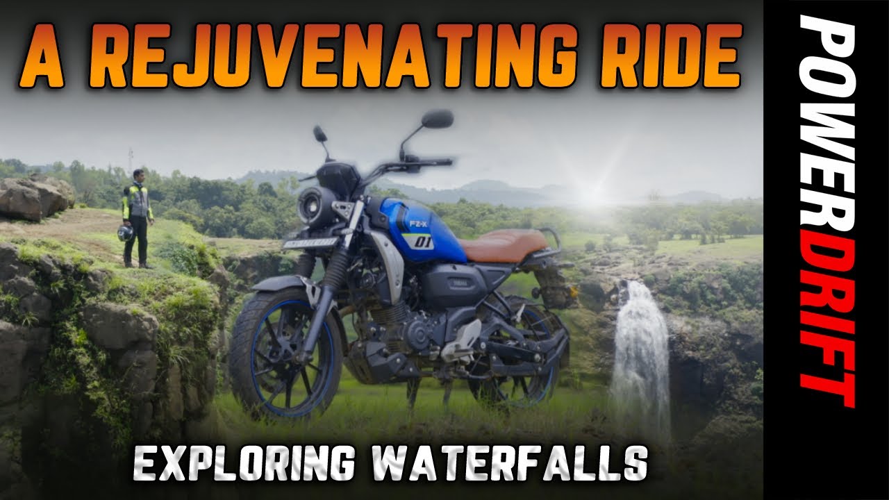 Exploring Waterfalls - A Rejuvenating Ride | Yamaha FZ-X | Branded Content | PowerDrift