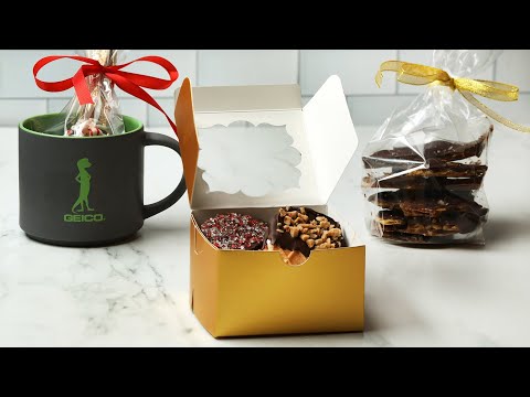 Edible Holiday Gifts 3-Ways in 15 Minutes Or Less // Presented by BuzzFeed & GEICO