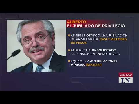 Otorgaron a Alberto Fernández una jubilación de privilegio: cobrará 7 millones de pesos