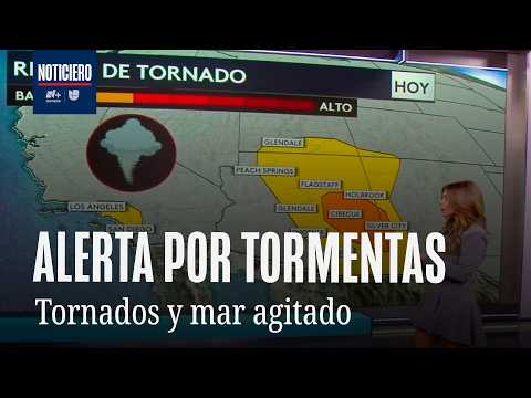 Tornados e inundaciones amenazan el suroeste de Estados Unidos | Clima 22 octubre 2026 <strong>N</strong>+ Univision