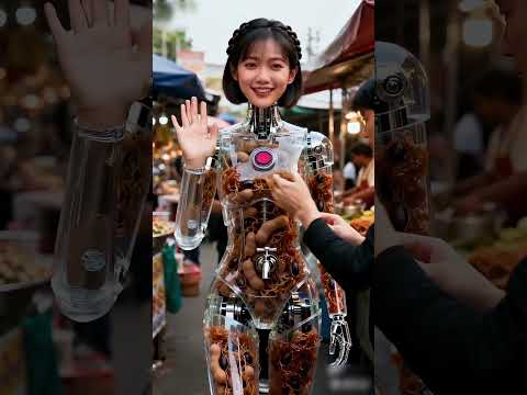 Tamarind Paste Sauce Dispenser Robot, in Service #futuristic #robot #technology #humanoid #AI