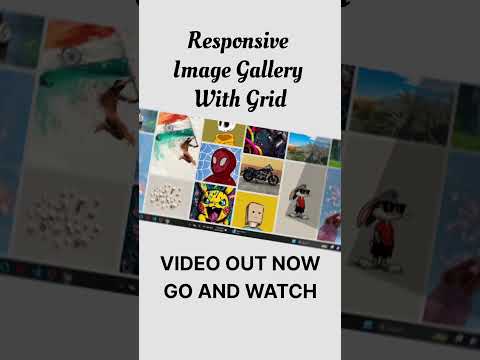 Responsive video Gallery with Grid | #css #html #js #shorts #responsive #animation #subscribe
