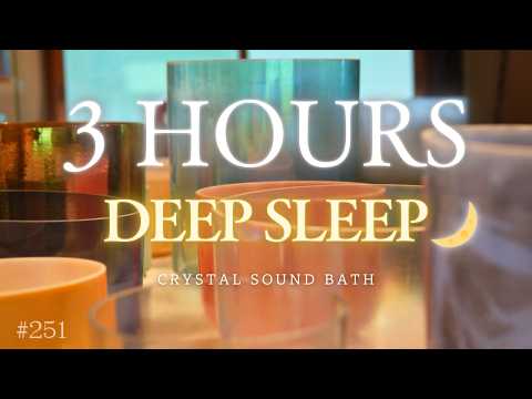 3-Hour Crystal Sound Bath No.251 | Alchemy Crystal Bowls for Deep Sleep & Nervous System Reset