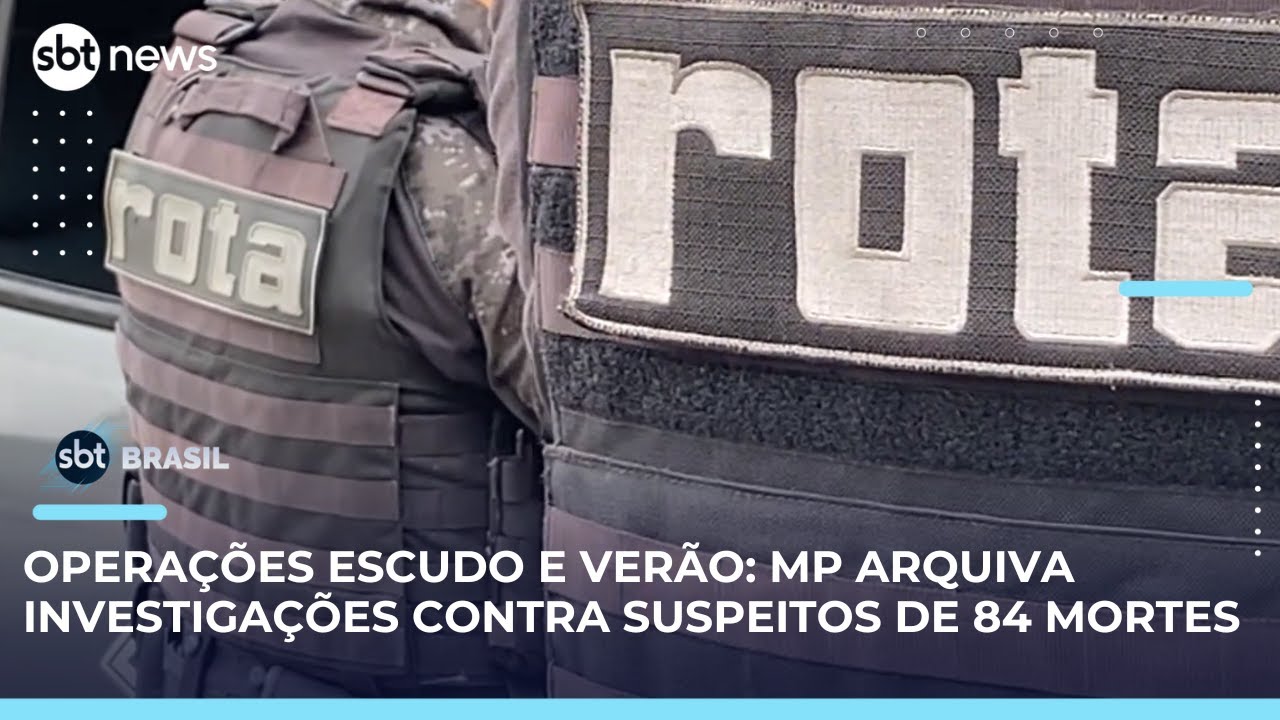 MP de São Paulo arquiva inquéritos contra oficiais investigados por 84 mortes | SBTBrasil
