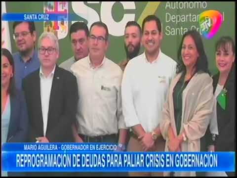 22072024 AGUILERA PIDE REPROGRAMACIÓN DE DEUDAS PARA PALIAR LA CRISIS EN LA GOBRNACIÓN DTV