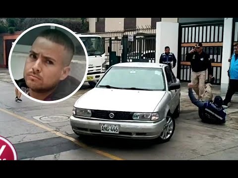 Irresponsable conductor embiste a fiscalizador durante operativo en San Miguel