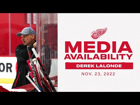 Derek Lalonde ahead of our Thanksgiving Eve matchup with the Nashville Predators