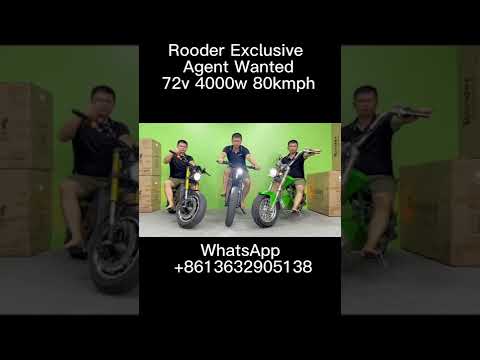 Rooder exclusive agent wanted, #citycoco #chopper #scooter 72v 4000w 80km/h